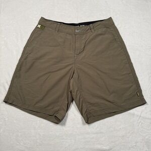 Howler Bros Shorts Mens 36 Brown Nylon Cargo Outdoor Hiking‎ Quick Dry Trail